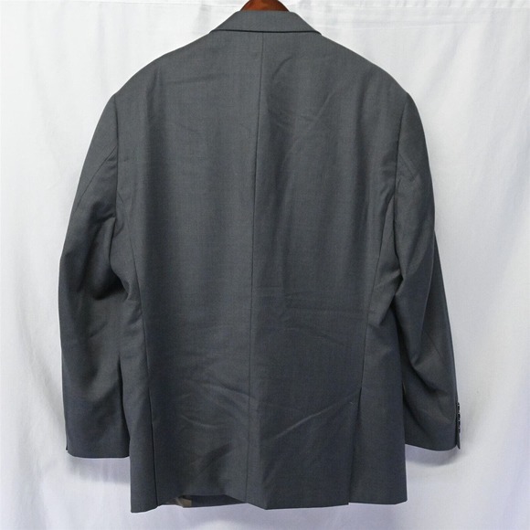 Combatant Gentleman 50R Gray Wool 2 Button Blazer Suit Jacket Sport Coat - Picture 10 of 10